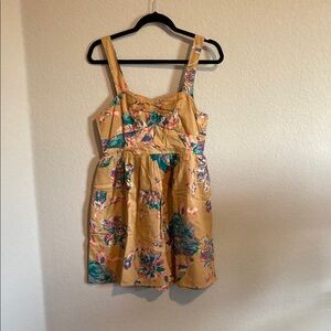 Urban Outfitters Floral Yellow Dress